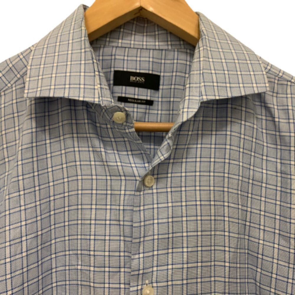 Ralph Lauren Slim Fit Large Pink Checks Cotton Long Sleeve Shirt Size - 16 1/2